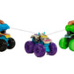 Hot Wheels Toy Monster Trucks, Color Reveal 1:64 Scale Vehicle with Clip-On Water Tank, Dunk in Water for Surprise (Styles May Vary)