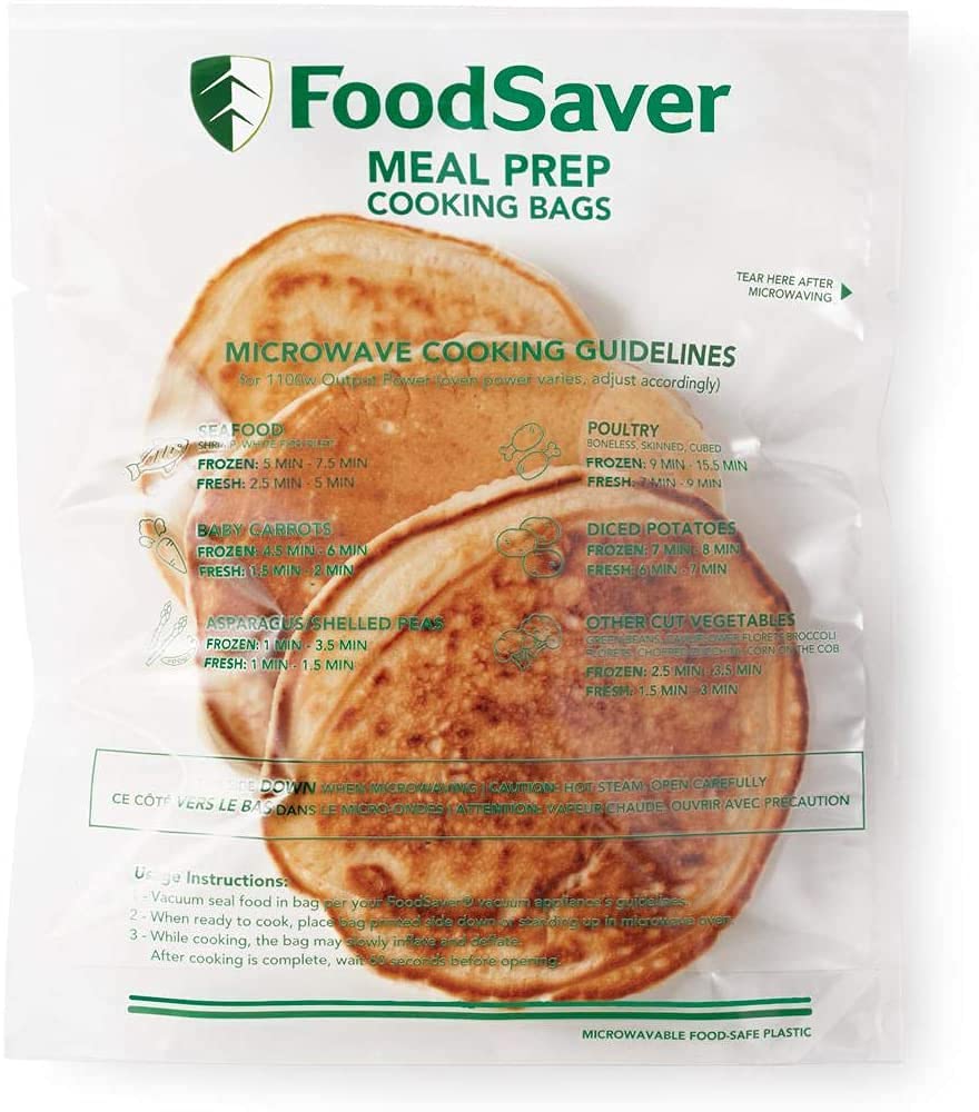 FoodSaver Microwavable Meal Prep Bags Vacuum Sealers