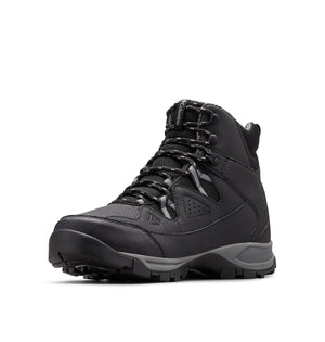 Columbia Mens Liftop III Waterproof Snow Boot, Black/Titanium Grey Steel, 9