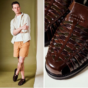 Deer Stags Men's Bamboo2 Sandal, Brown/Multi, 13 US Men's Medium