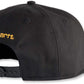 Carhartt Mens Firm Duck Flat Brim Baseball caps, Black, One Size US