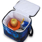JanSport Super Snack – Insulated Lunch Bag with BPA-Free Liner, Zipper Top Opening, and Adjustable Shoulder Strap, Cyberspace Galaxy