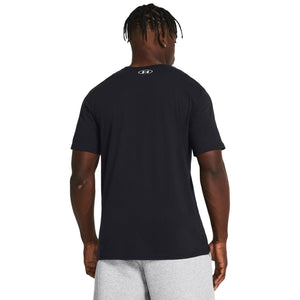 Under Armour Men's Global Foundation Short Sleeve T Shirt, (001) Black/Red/White, 3X-Large