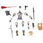Star Wars MixMashers Deluxe Mandalorian Figure with Grogu to Mix and Combine with Accessories