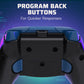 PDP Gaming REMATCH Enhanced Wired Gaming Controller: Licensed Xbox Series X|S Gamepad, Xbox One, PC, Mappable Back Buttons, Customizable Triggers, Audio Control, Companion App: Glitch Green/Blue