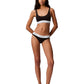 Calvin Klein Women's Modern Cotton Thong Panty, Black, Small