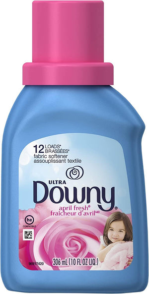 Downy April Fresh Liquid Fabric Conditioner (Fabric Softener), 12 Loads 10 fl oz