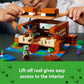 LEGO Minecraft The Frog House Building Toy for Kids, Minecraft Toy Featuring Animals, a Toy Boat and Mob Figures, Gaming Gift for Girls and Boys Ages 8 and Up, 21256