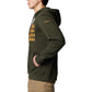 Columbia Men's Trek Graphic Hoodie, Greenscape/Treestripe Flag, XX-Large
