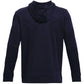 Under Armour Men's ArmourFleece Twist Hoodie, (410) Midnight Navy / / Black, Small