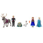 Mattel Disney Frozen Toys, Frozen Story Pack with 6 Key Characters, Small Dolls, Figures and Accessories Inspired by Disney Frozen Movies, Gifts for Kids