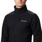 Columbia Mens Ascender Softshell Full Zip Rain Jacket, Black, 4X