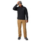 Columbia Mens Ascender Softshell Full Zip Rain Jacket, Black, 4X