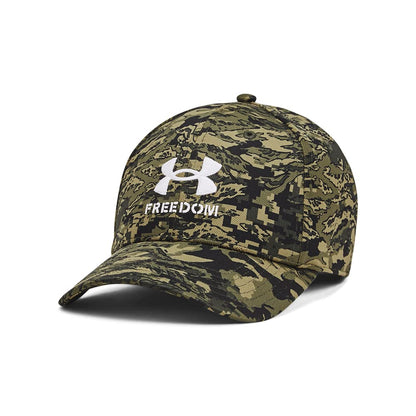 Under Armour Men's Freedom Blitzing Hat, (310) Baroque Green/White/White, Small/Medium