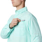 Columbia Mens PFG Tamiami Long Sleeve Fishing Shirt, Gulf Stream, Small
