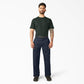 Dickies Men's Loose Fit Double Knee Work Pants – Durable Twill Utility Trousers for Construction & Warehouse, Dark Navy, 28W x 32L