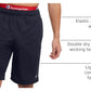 Champion Men's Sport Shorts, Standard Fit, 10 Inch Inseam, Lightweight Fabric, Moisture-Wicking, Available in Regular and Big & Tall, Navy, XX-Large