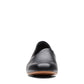 Clarks womens Juliet Palm Loafer, Black Leather, 6 US