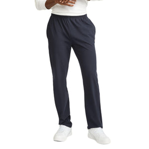 Champion Men's Open-Bottom Lounge Pants, Standard Fit, Lightweight 100% Cotton, Available in Regular and Big & Tall, Navy, X-Large