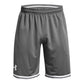 Under Armour Men's Perimeter Basketball Shorts, (025) Castlerock / / White, Small