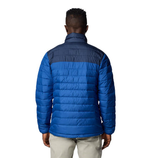 Columbia Men's Powder Lite II Jacket, Mountain Blue/Collegiate Navy, XX-Large
