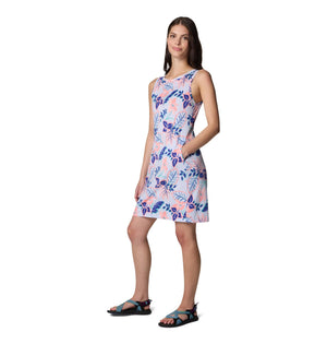 Columbia Women's Chill River Printed Dress, Snowdrift Pasteled, XX-Large