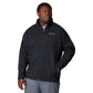 Columbia Mens Ascender Softshell Full Zip Rain Jacket, Black, 4X