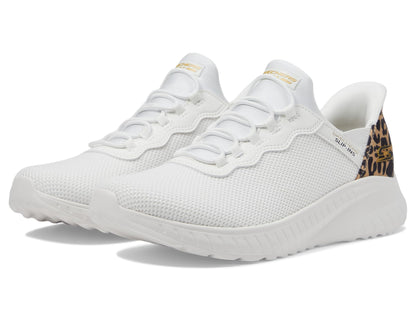 Skechers Women's Hands Free Slip-Ins Bobs Squad Chaos-Seize The Hour Sneaker, White, 11