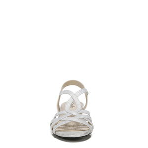 LifeStride Womens Yaya Shoes Silver Gore/Synthetic 9 M