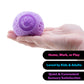 Schylling NeeDoh Fuzz Ball - Sensory Toy with a Velvet Texture and Soft Cloud Squish - Wavy Pattern You Can See and Feel - Ages 3 and Up - Color May Vary; One Per Pack (Flower Power)