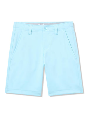 Under Armour Boys' Matchplay Shorts, (494) Stream / / Halo Gray, X-Large