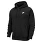 Nike Pull Over Hoodie, Black/Black/White, Medium