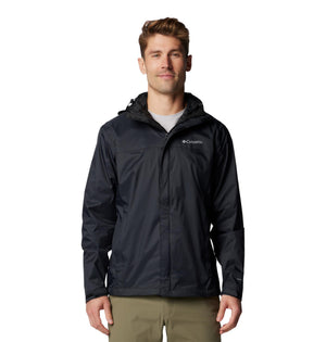 Columbia Men's Watertight II Waterproof Rain Jacket, Black, 4X