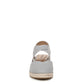LifeStride Womens Kimball Espadrille Wedge Sandal Cloudy Grey 8 M