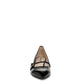 LifeStride Womens Madelyn Kitten Heel Pump Black Patent 10 M