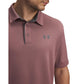 Under Armour Men's Tech Golf Polo, (651) Maroon Mist / / Pitch Gray, X-Large