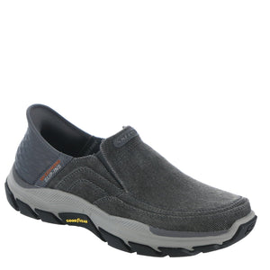 Skechers Slip-Ins Relaxed Fit: Respected-Holmgren Men's Slip On, 9.5 3E US, Charcoal