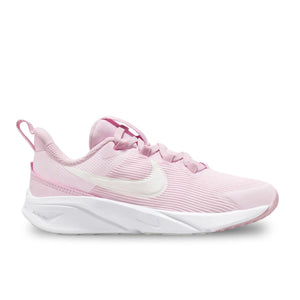 Nike Star Runner 4 (DX7614-602,Pink Foam/Summit White-White) Size 2 Little Kid