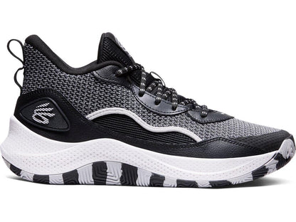 Under Armour - Unisex Curry 3Z 24 Shoes, Color Black (001), Size: 8 M US Mens / 9.5 M US Womens