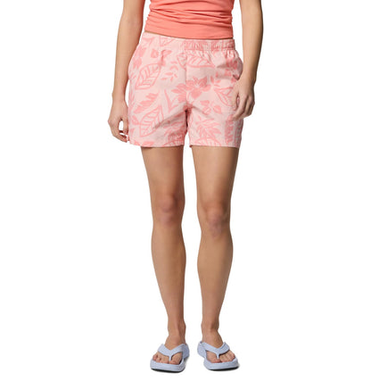 Columbia Women's Sandy River Printed Short III, Pink Sand Pasteled Tonal, X-Large 5