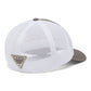 Columbia Unisex PHG Game Flag Mesh Ball Cap - Mid, Iron/White, Large/X-Large
