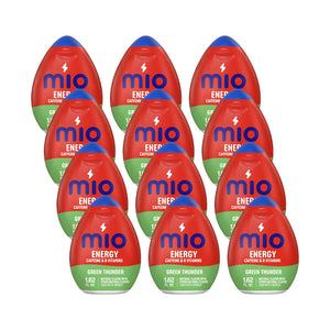 Mio Energy Green Thunder Liquid Water Enhancer 1.62 Fl Oz (Pack of 12)