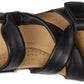 Clarks Women's Laurieann Bell Sandal, Black Leather, 9