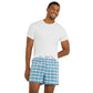 Hanes Originals Cotton Woven Boxers Pack, Moisture-Wicking Underwear for Men, 3-Pack, Blue Plaids, Small