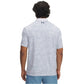 Under Armour Men's Matchplay Printed Golf Polo White/Blue Smoke/Midnight Navy Large