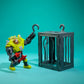 Mattel Street Sharks Action Figure with Spring-Fired Speargun Accessory, Dr Piranoid Collectible Toy Inspired by 90s TV Villain, 6-Inch