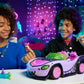 Monster High Toy Car, Ghoul Mobile with Pet and Cooler Accessories, Purple Convertible with Spiderweb Details
