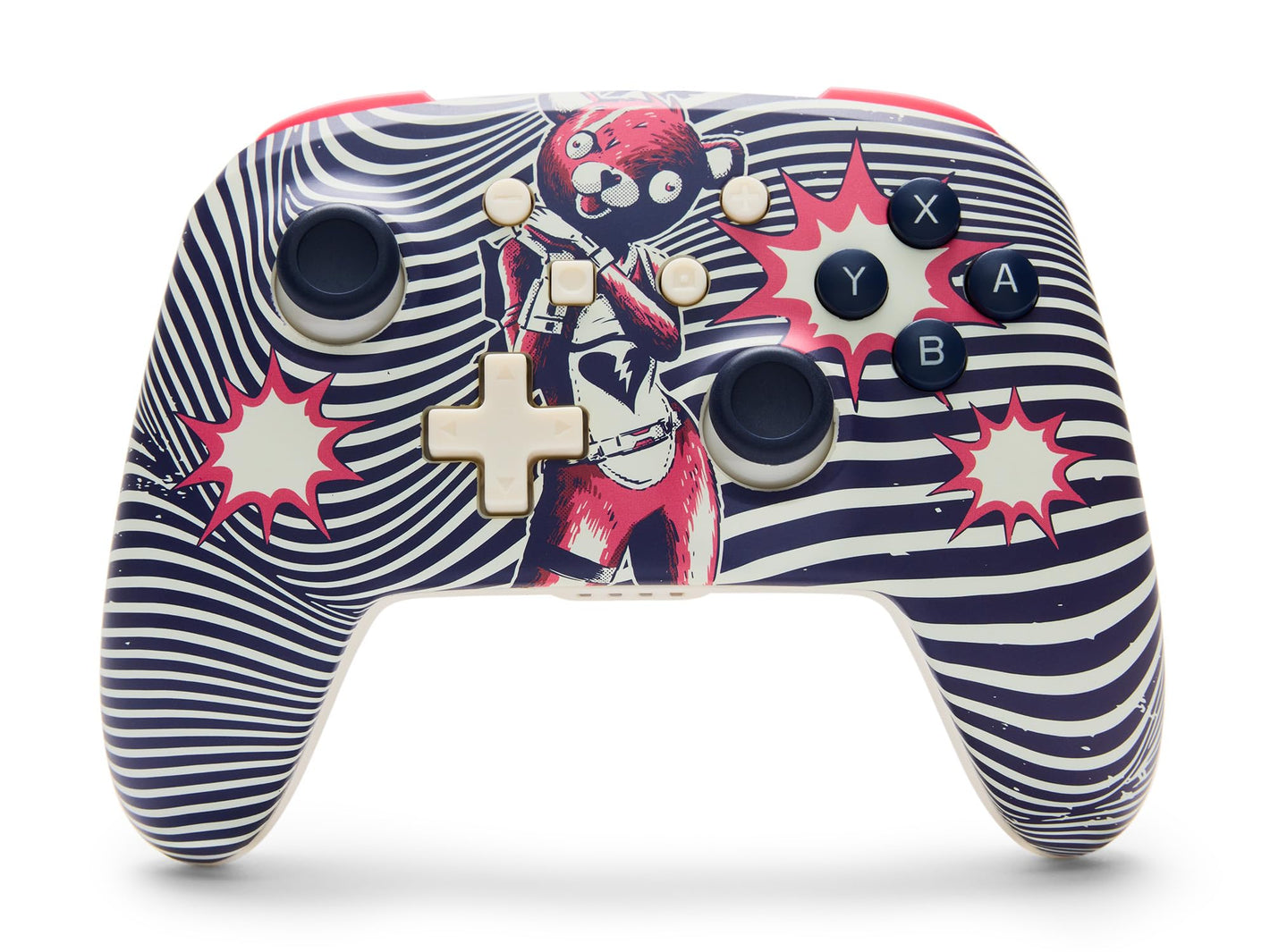 PowerA Wireless Controller for Nintendo Switch - Fortnite: Cuddle Team Leader, Switch Lite/Switch-OLED Model, Nintendo Switch 2, AA Battery Powered (Battery Included), Bluetooth, Motion Controls, Officially Licensed