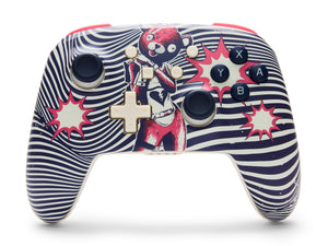 PowerA Wireless Controller for Nintendo Switch - Fortnite: Cuddle Team Leader, Switch Lite/Switch-OLED Model, Nintendo Switch 2, AA Battery Powered (Battery Included), Bluetooth, Motion Controls, Officially Licensed