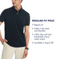 Tommy Hilfiger Men’s Polo Shirts Regular Fit | Dri Fit Polo Shirts for Men | Short Sleeve Moisture Wicking Stretch Polo Shirt with Quick Dry + UV Protection